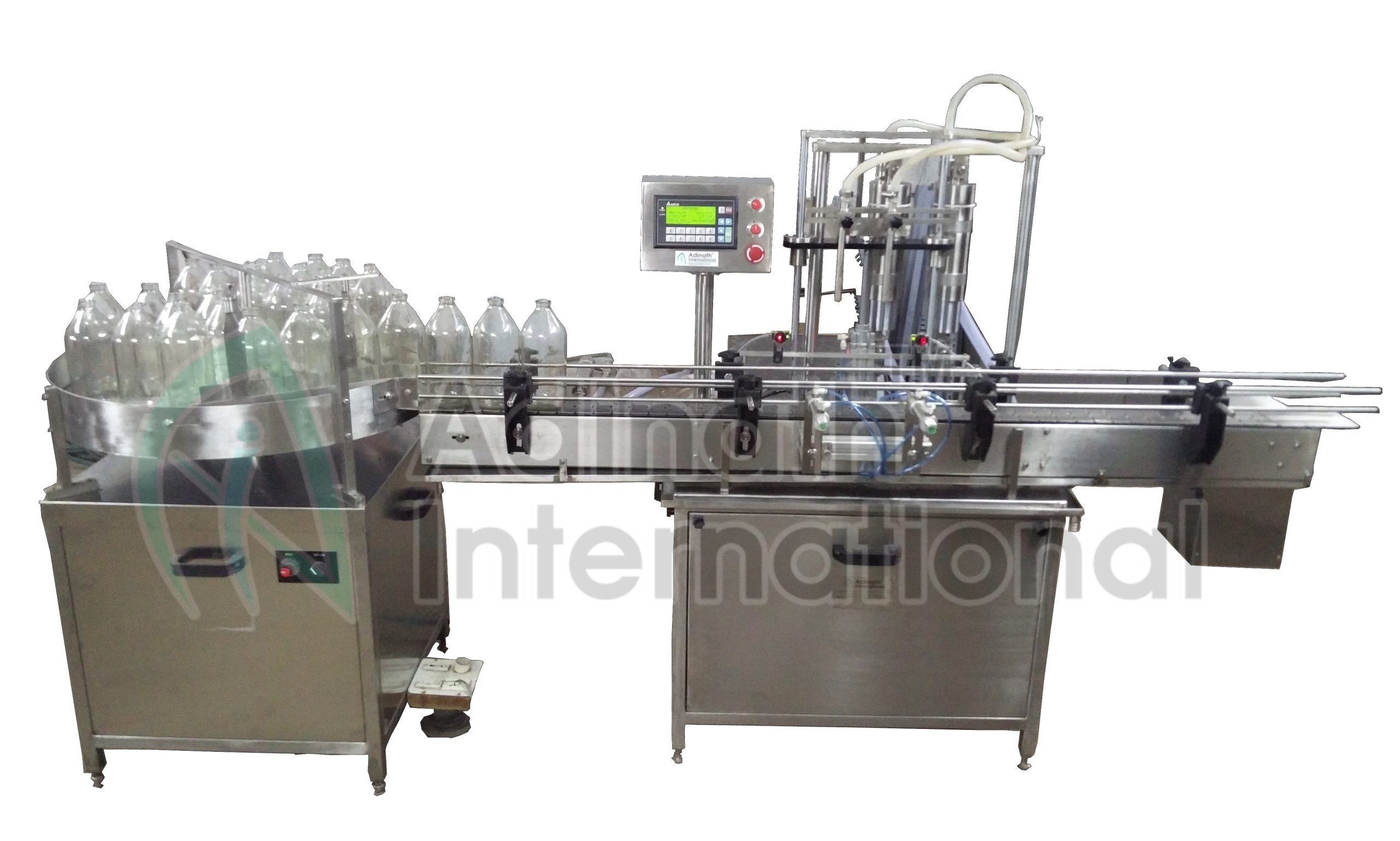 Bottle Filling Machine with Turn Table