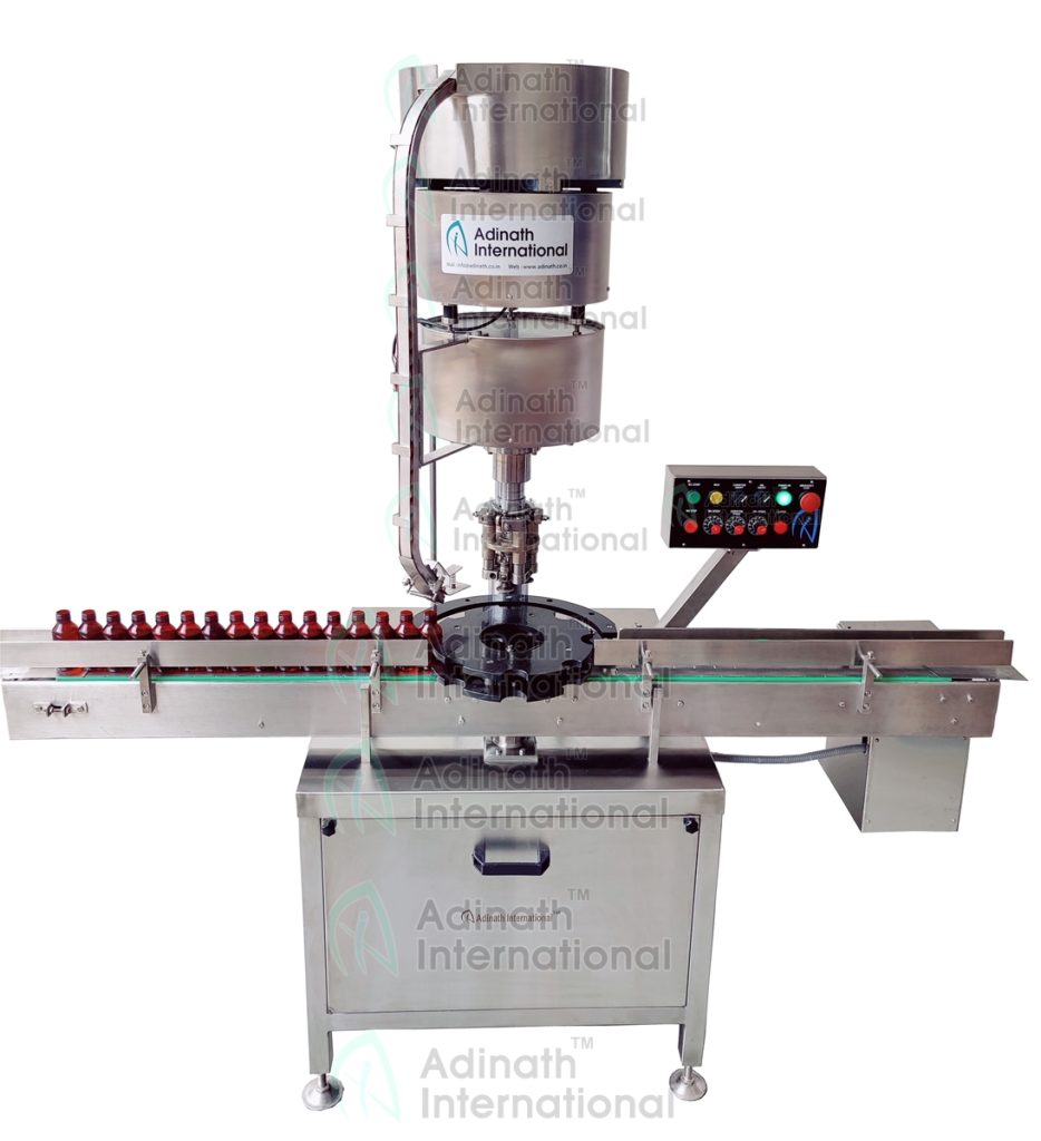 Rotary Bottle Capping Machines and Inline Capping Systems Adinath