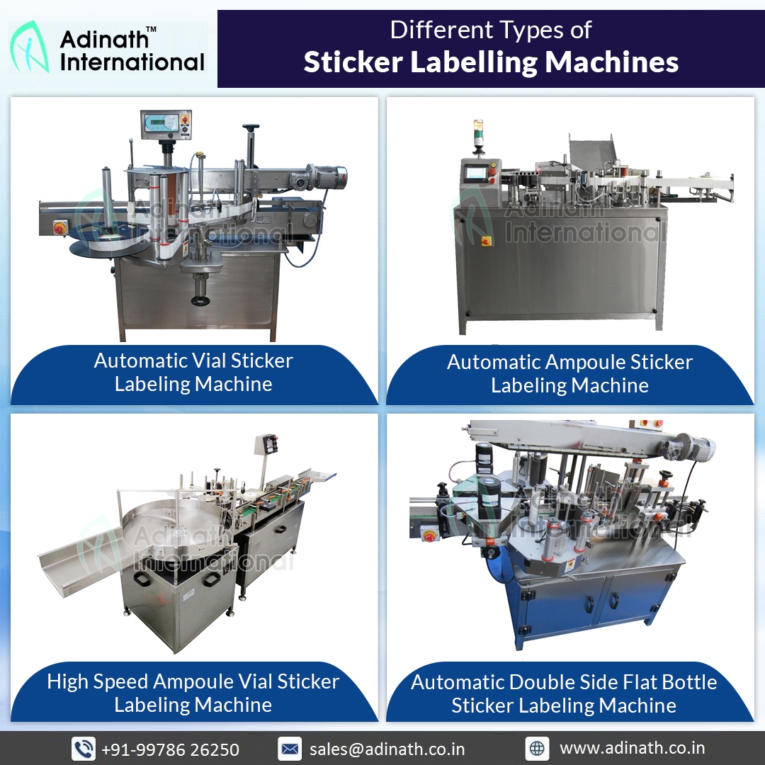 Bottle sticker labeling machine, Wet glue labeling machine, Double sided sticker labeling machine, Labelling Machines
