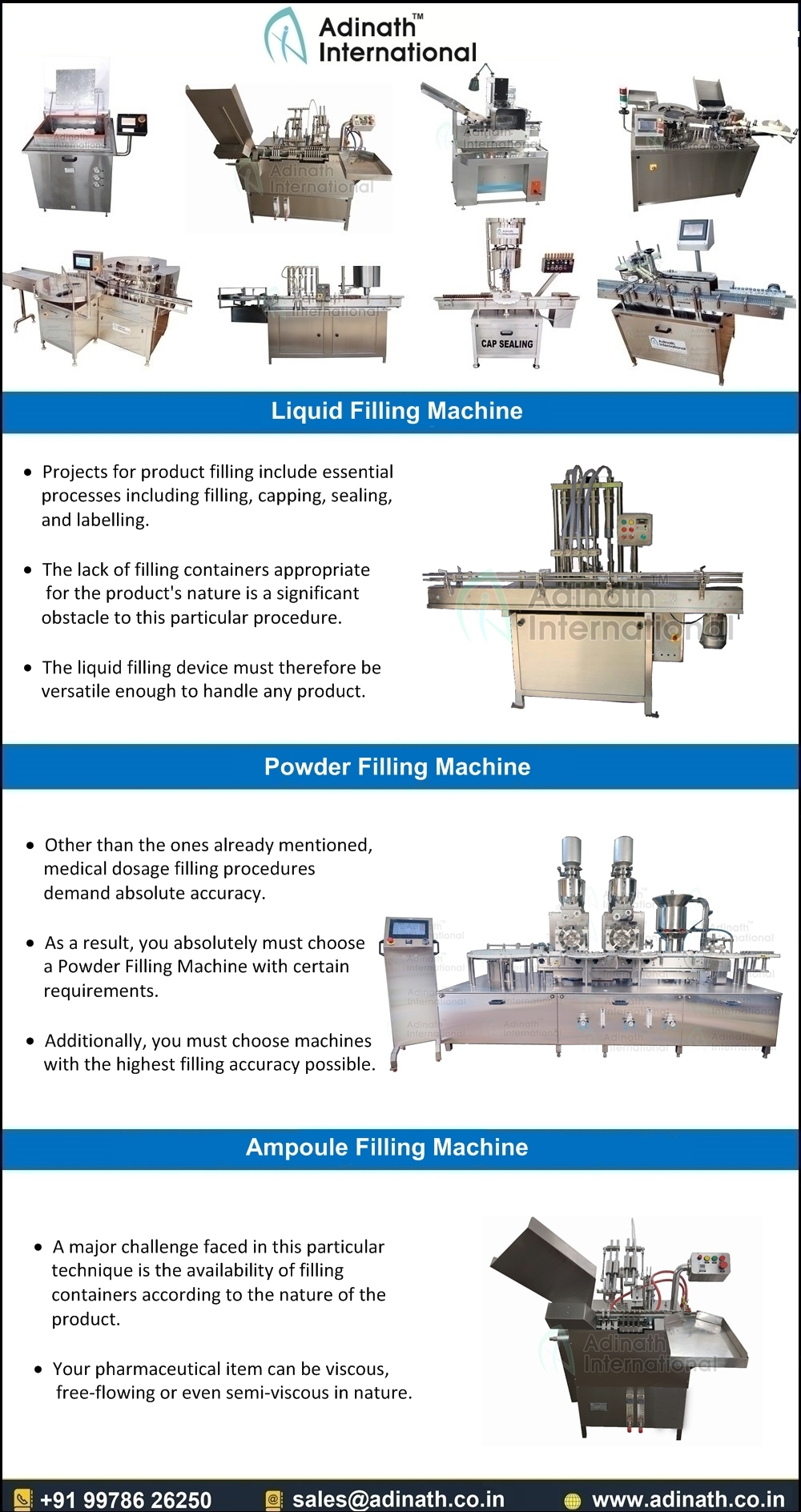 What are the bottles used in vial filling machines? Explanation of