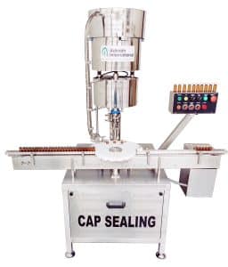 Automatic Single Head Vial Cap Sealing Machine